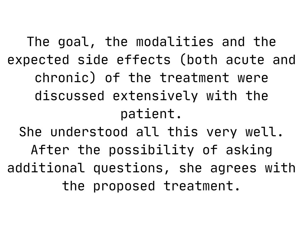 first appointment with my oncologist